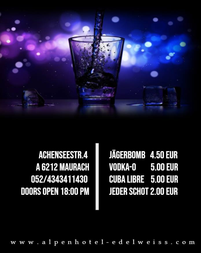 Night Drinks — Alpenhotel Edelweiss